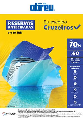 Reservas Antecipadas - Cruzeiros